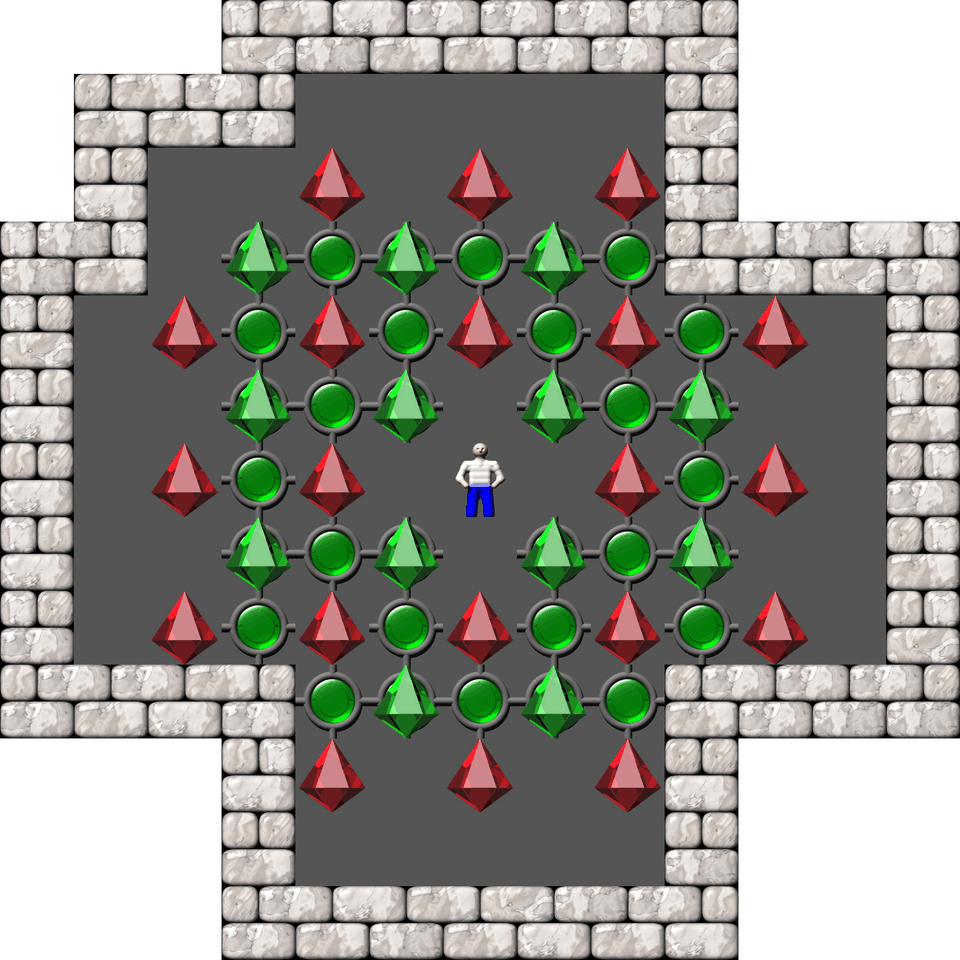 Sokoban Mass Remodel level 463